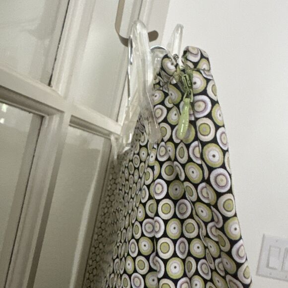 George 100% Cotton Skirt Lined Green Multi A-Line Knee Length Womens Size 6 - Picture 7 of 9